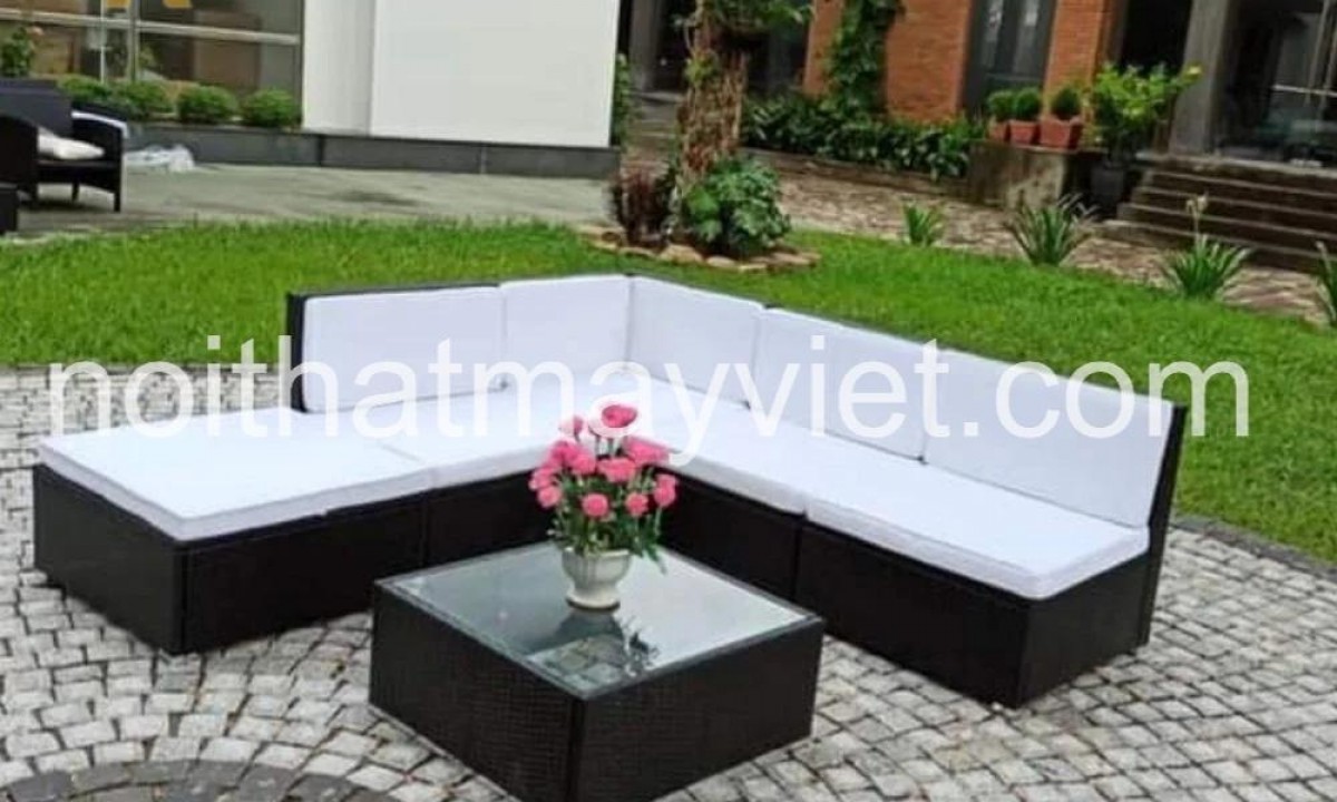 Bàn Ghế Sofa Mây Tre BGSF0022
